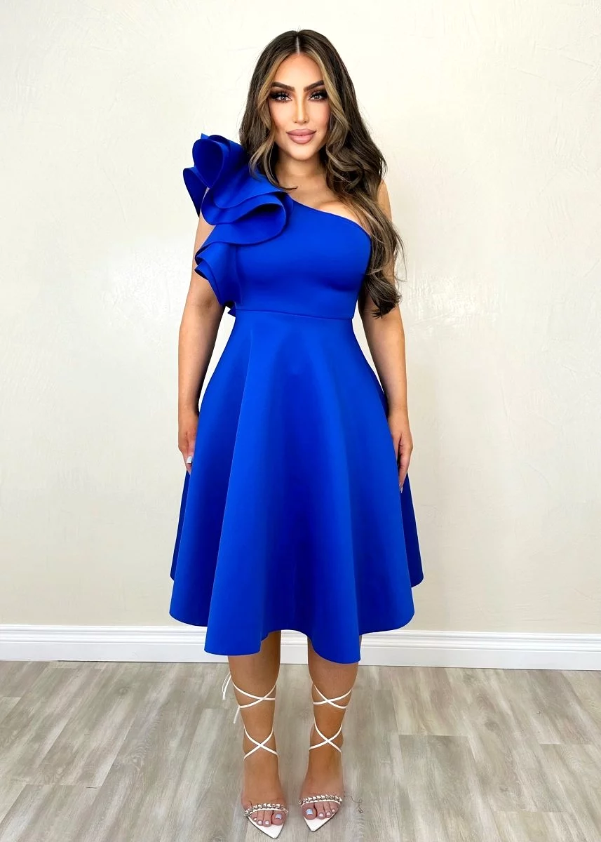 A Perfect Day Dress Blue