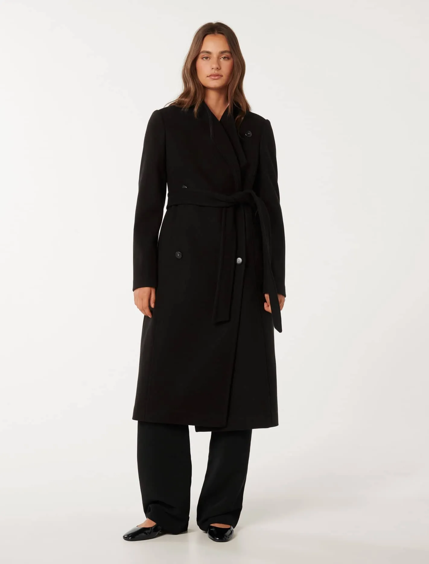 Ari Funnel-Neck Coat