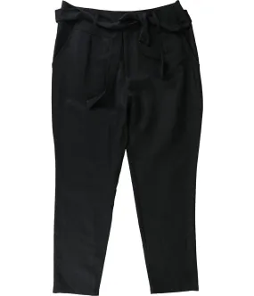 Avec Womens Tie-Waist Casual Trouser Pants