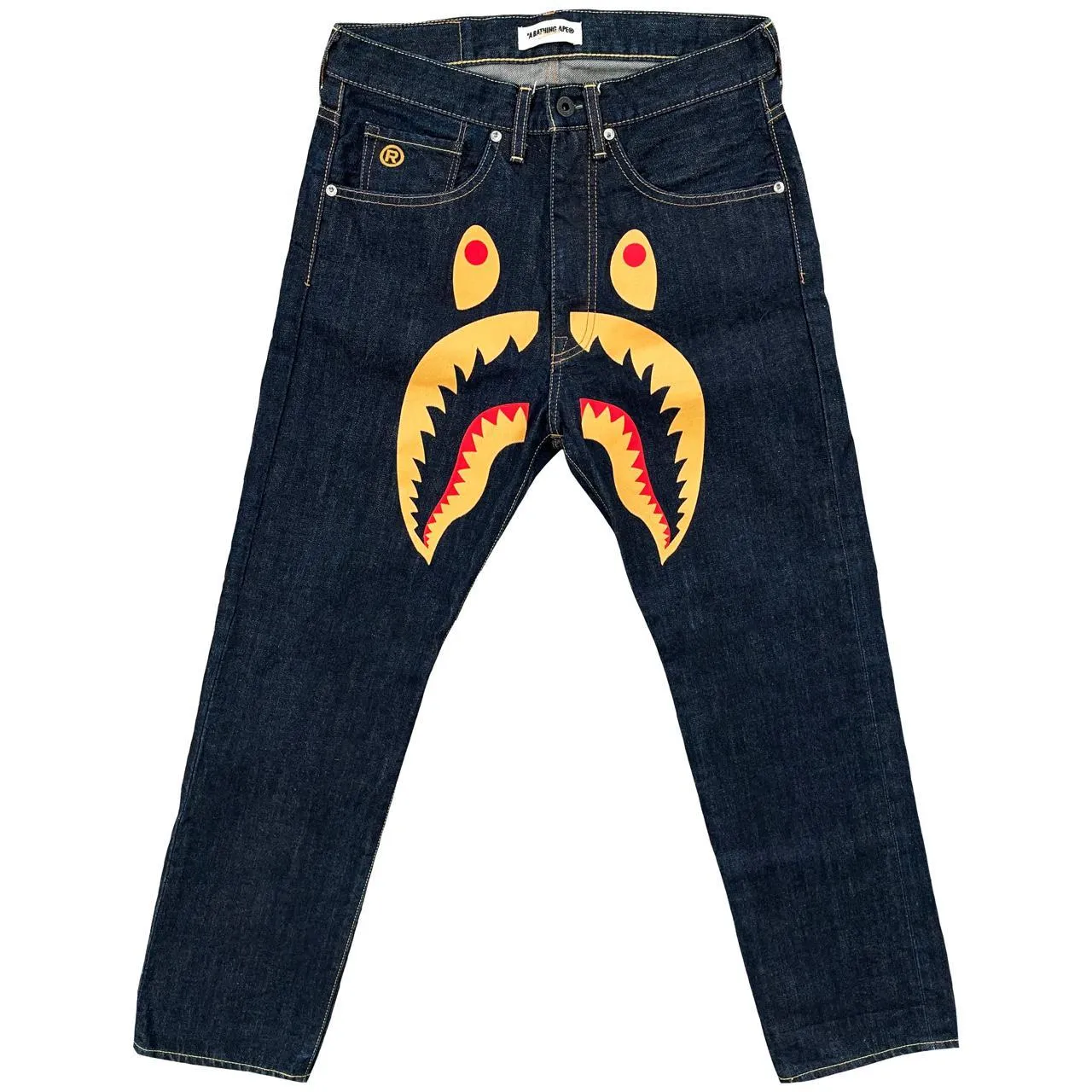 Bape WGM Shark Jeans