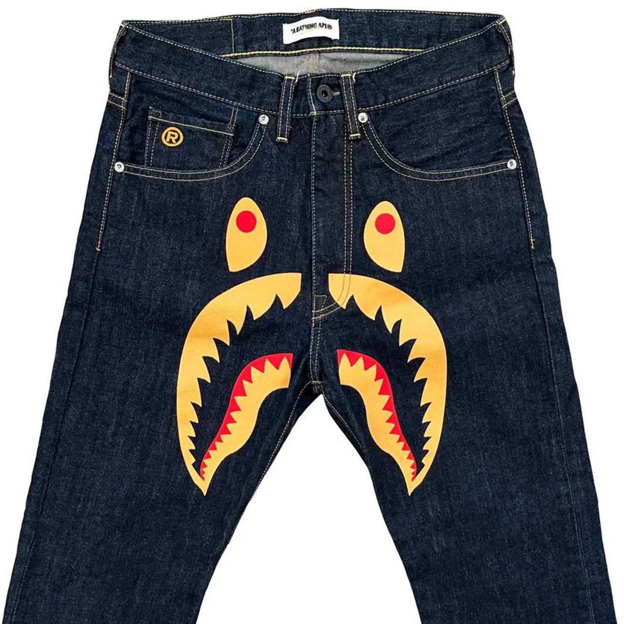 Bape WGM Shark Jeans