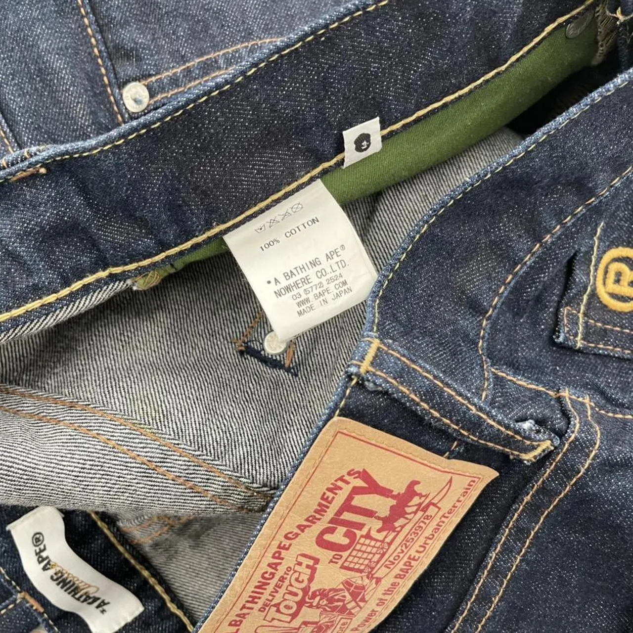 Bape WGM Shark Jeans