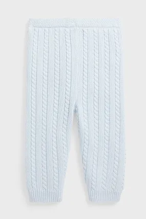 Beryl Blue Organic Cotton Sweater Pant