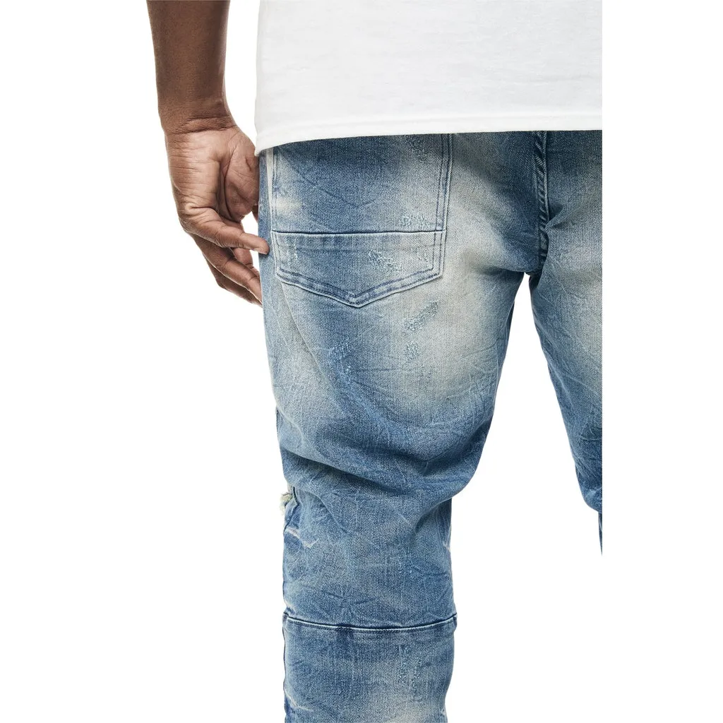 Big and Tall - Wave Effect Jeans - Clairmont Blue