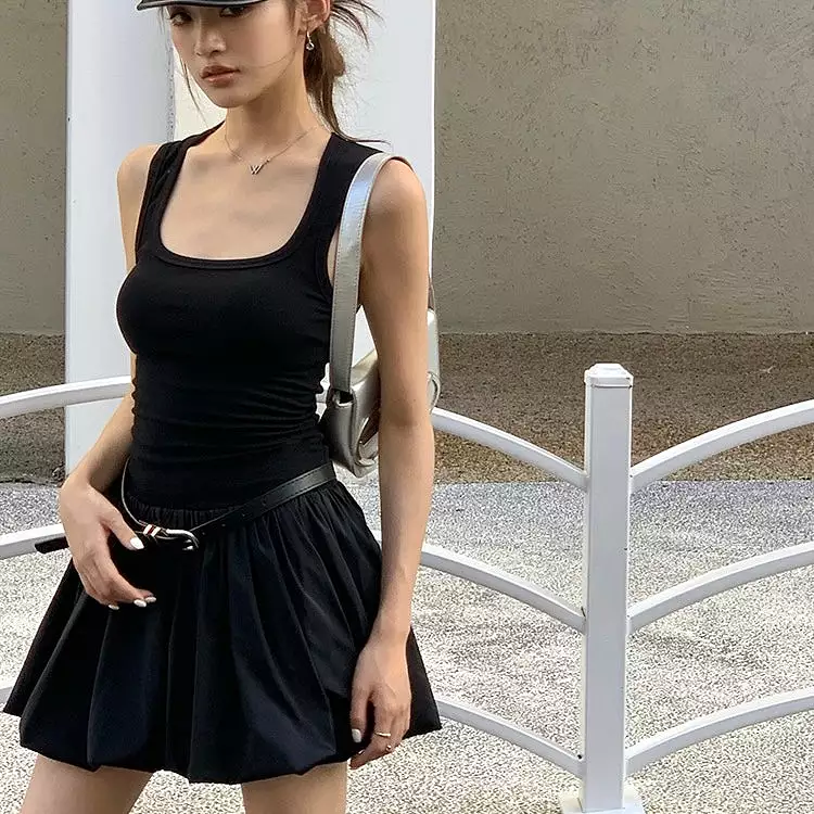 Black Tank Tulle Dress