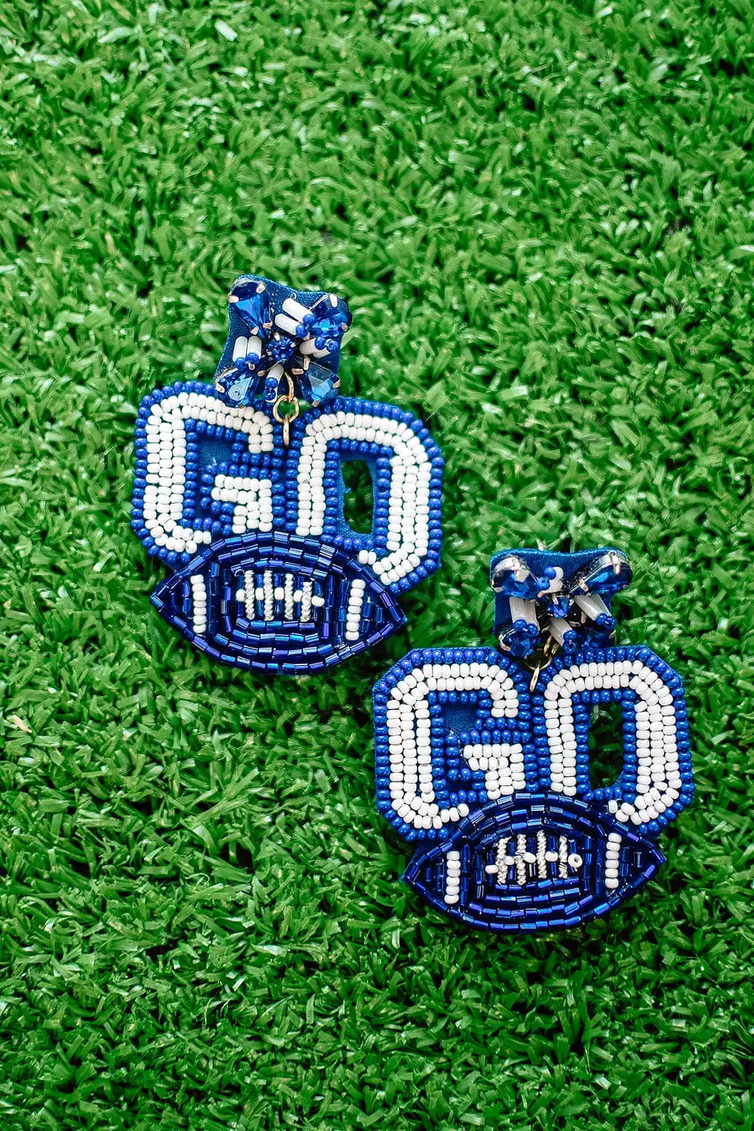 Blue GO Beaded Drops