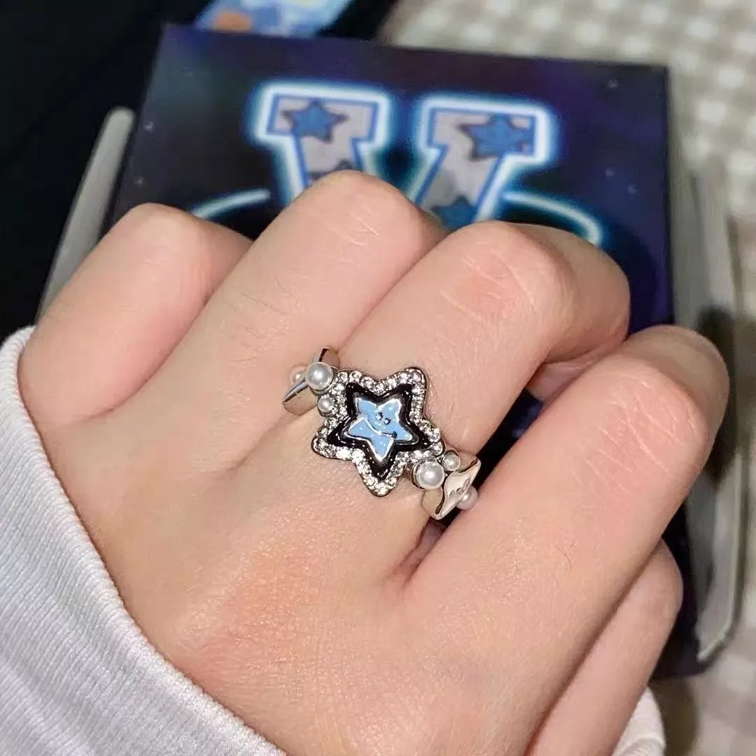 Blue Star Rings