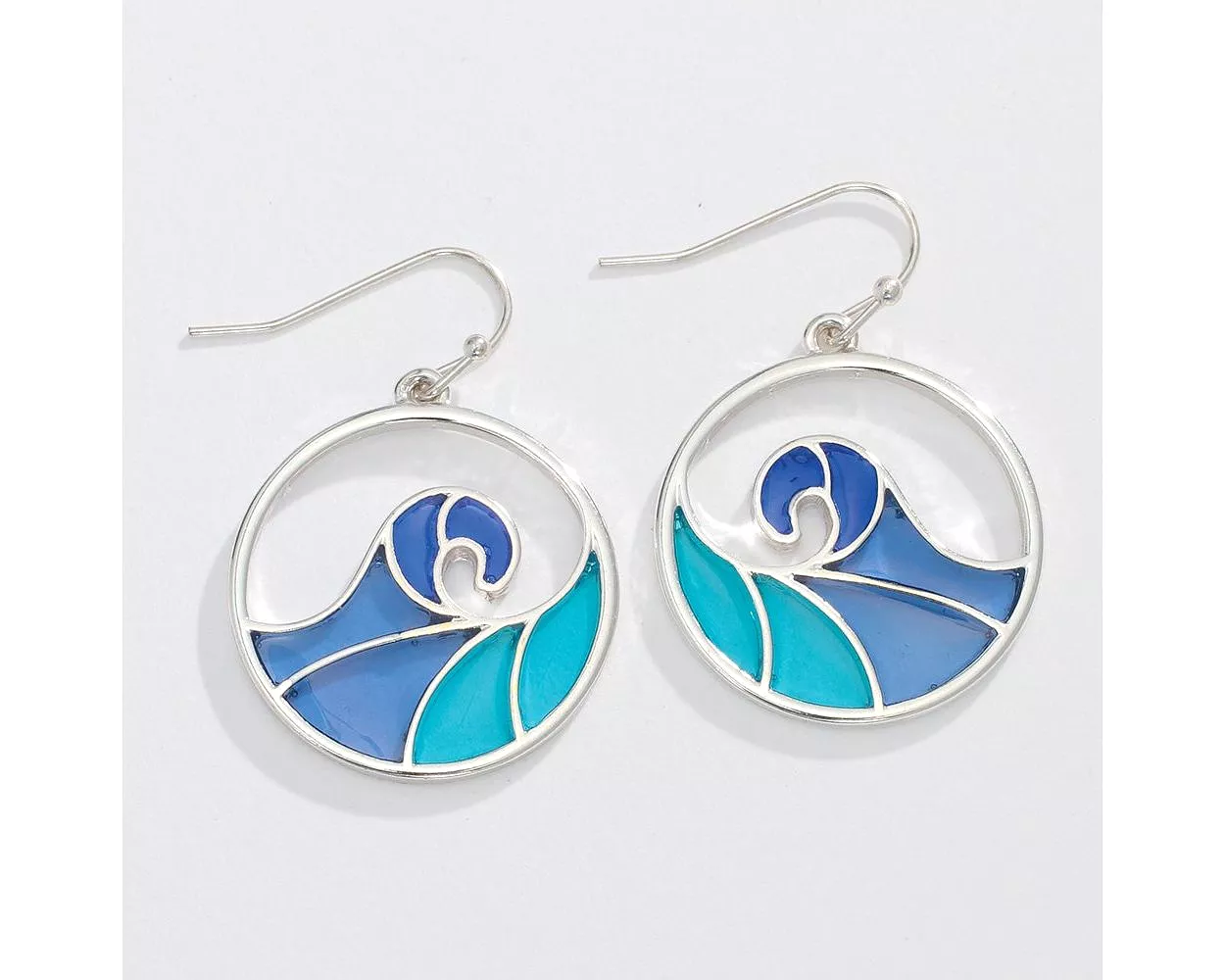 Blue Wave Earrings