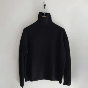 Cashmere Turtleneck Sweater - Black