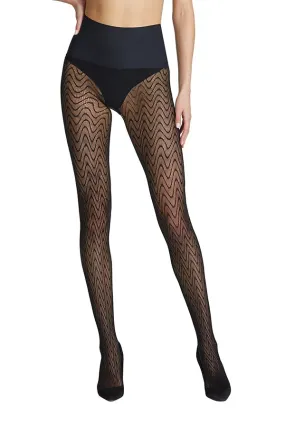 Commando The Wavy Net Tights