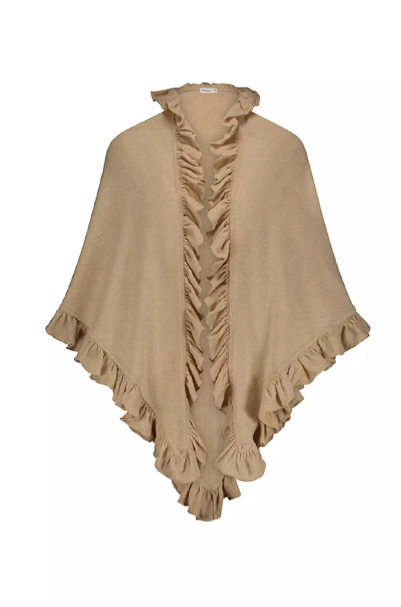 Cotton Cashmere Shawl in Camel