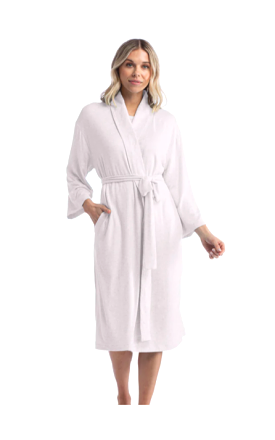 Dream Shawl Collar Robe - Blush Pink