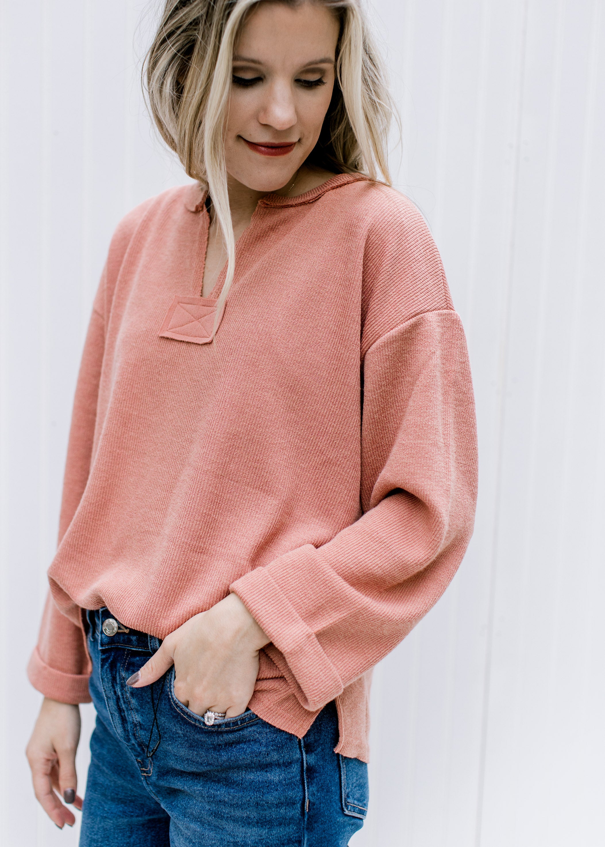 Dusty Apricot Top