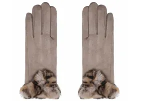 Faux Fur Cuff Gloves