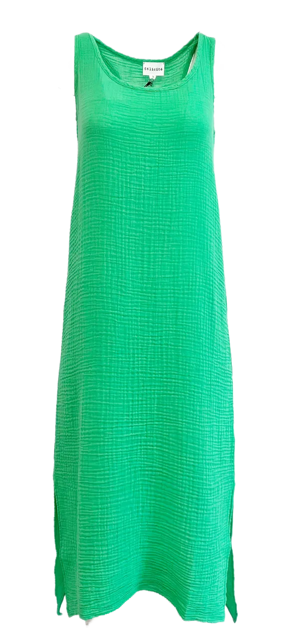 Felicite Racer Tank Dress, Sherbert