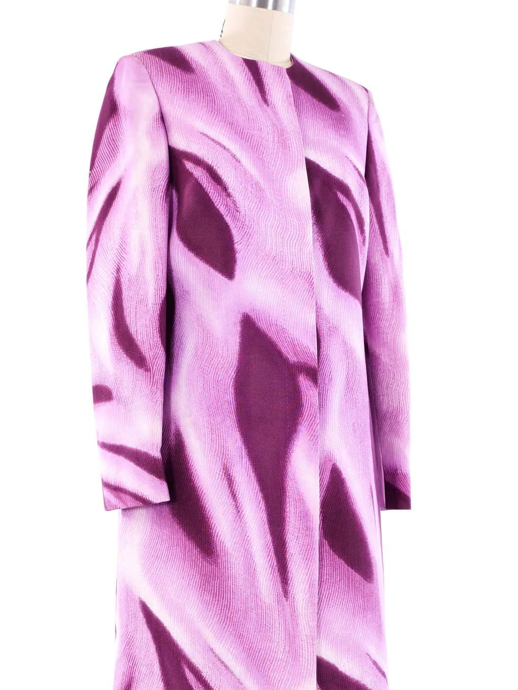 Gianni Versace Abstract Printed Coat