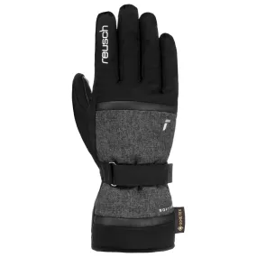 Gloves Reusch ---Alessia Gore-Tex Black Black Melange