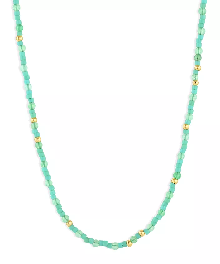 Gorjana Poppy Gem Necklace - Aventurine