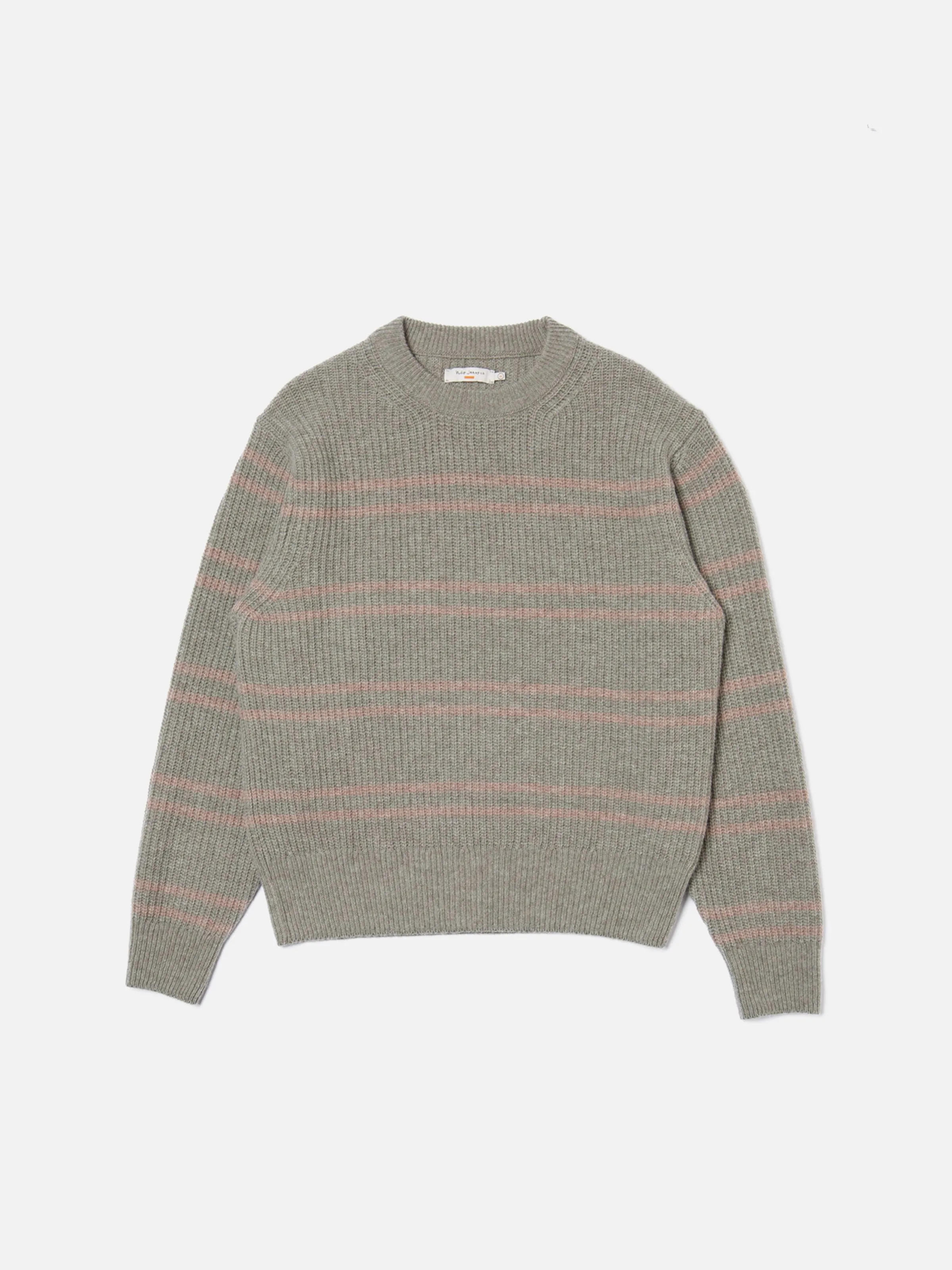 Gurra Striped Sweater Green Melange