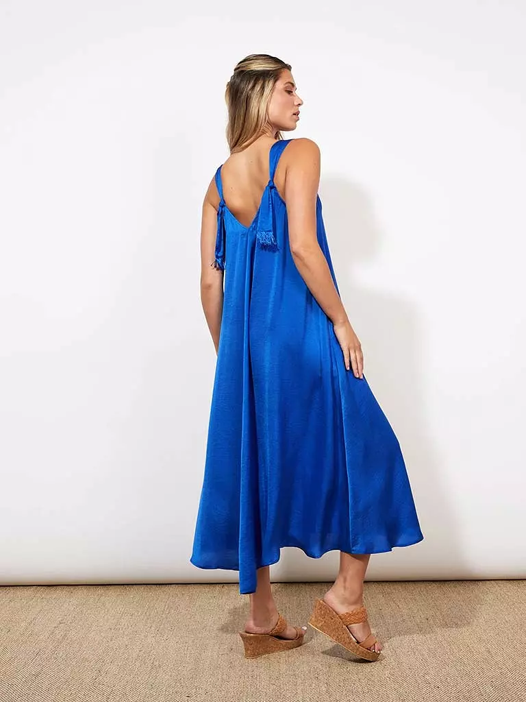 Haven Barbados Tank Maxi Dress - Cobalt