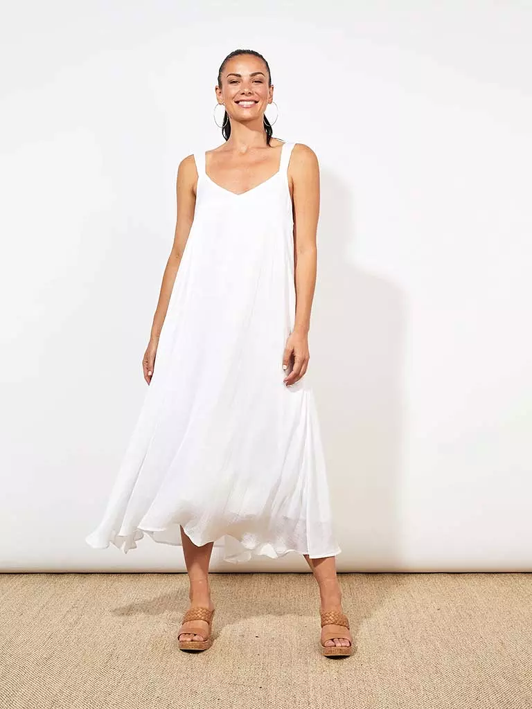 Haven Barbados Tank Maxi Dress - Coconut