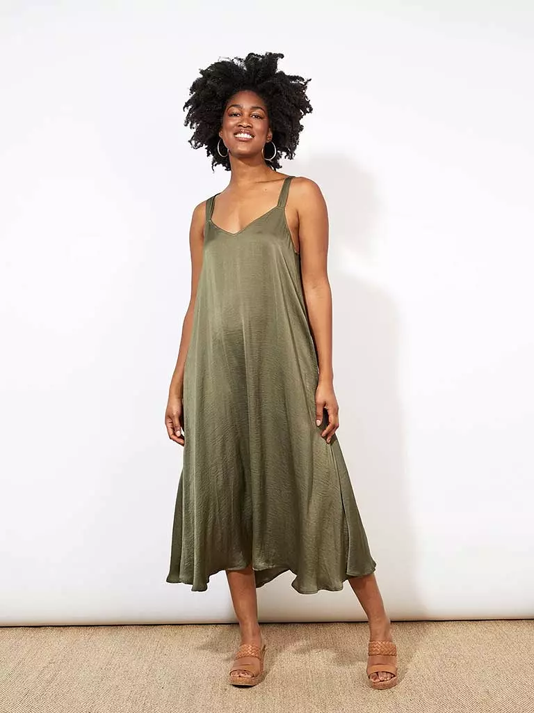 Haven Barbados Tank Maxi Dress - Khaki