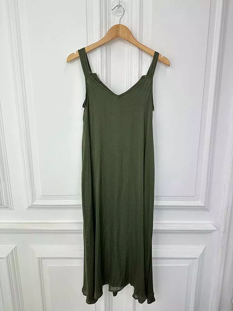 Haven Barbados Tank Maxi Dress - Khaki