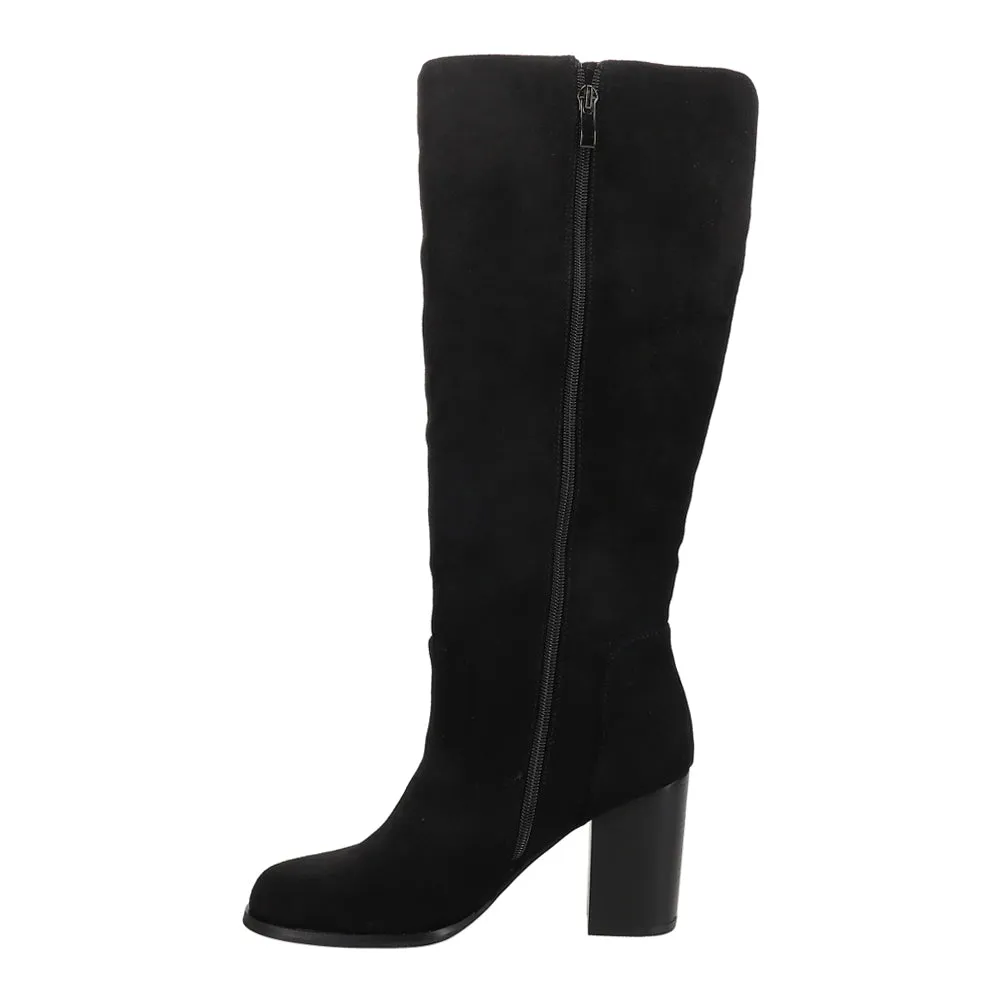 Hot Date Zippered Round Toe Boots