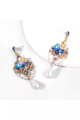 HOW GRAND EARRINGS BLUE