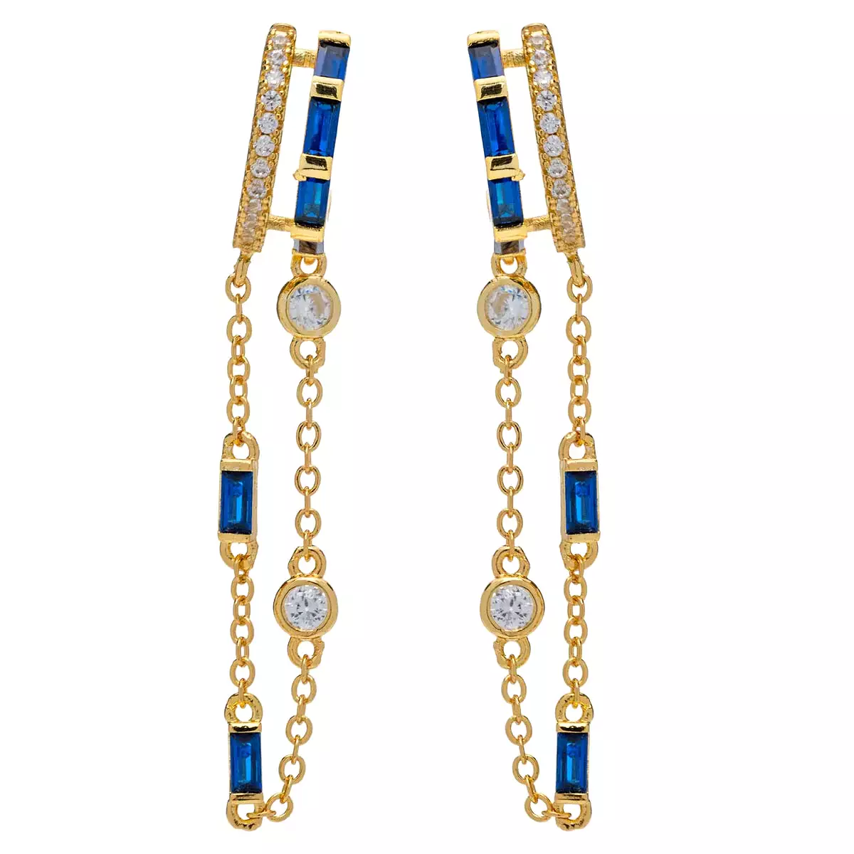 Hudson Earrings | Sapphire