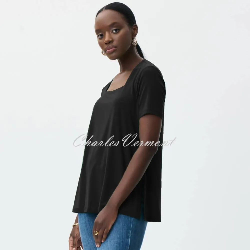 Joseph Ribkoff Square Neck Top - Style 231264 (Black)