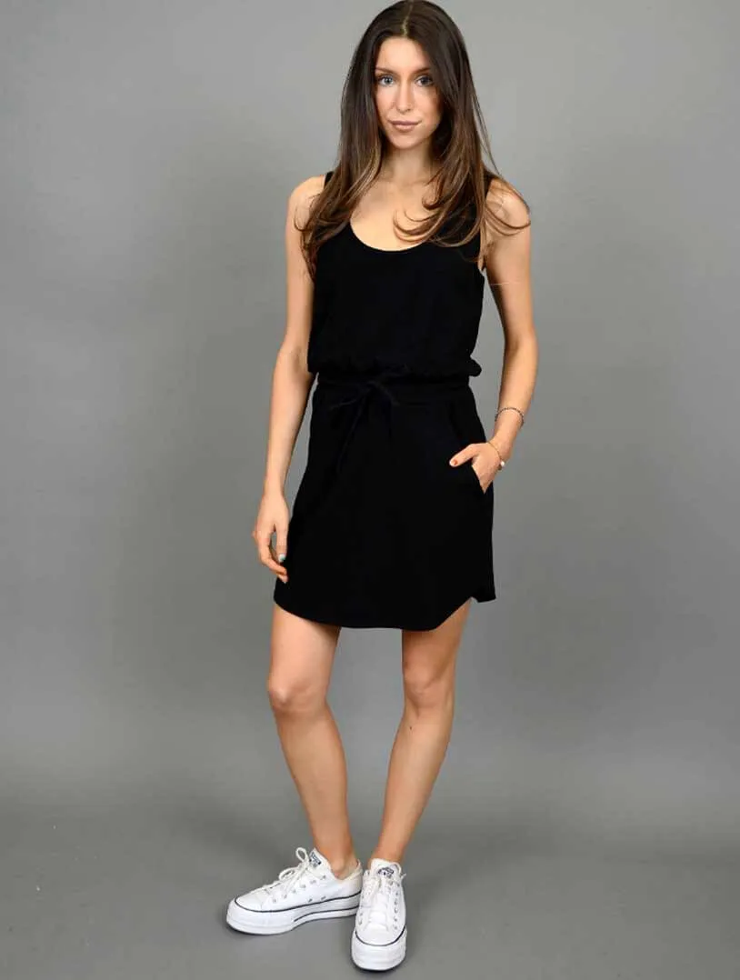 Junia Tank Dress in Black