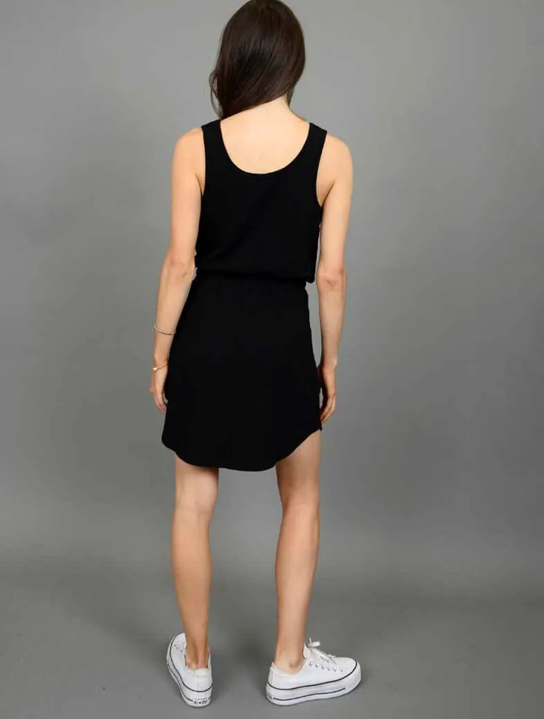 Junia Tank Dress in Black