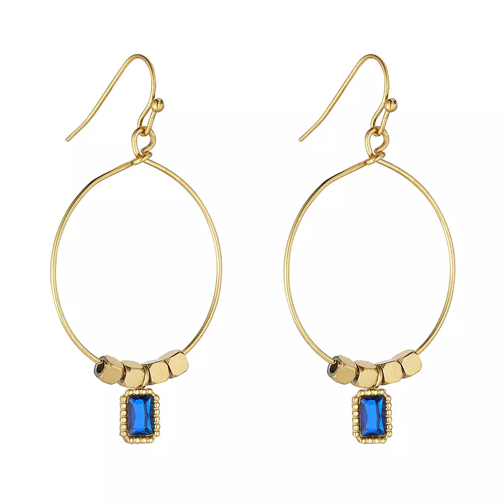 KNIGHT & DAY -  Keilani Sapphire Earrings