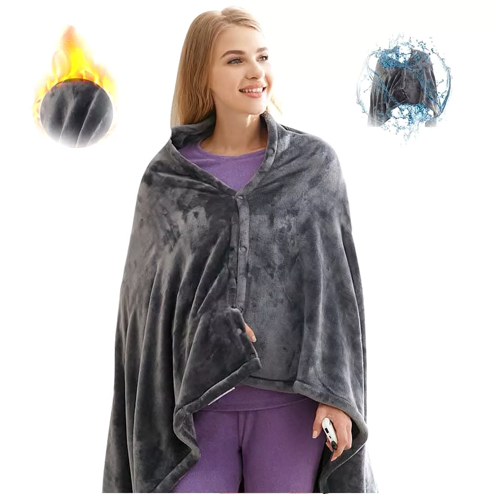 Libiyi Electric Heated Outer Blanket Heated Shawl