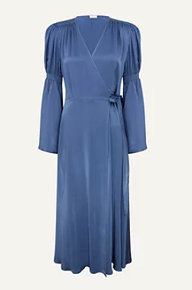 Maeve Satin Dress Blue