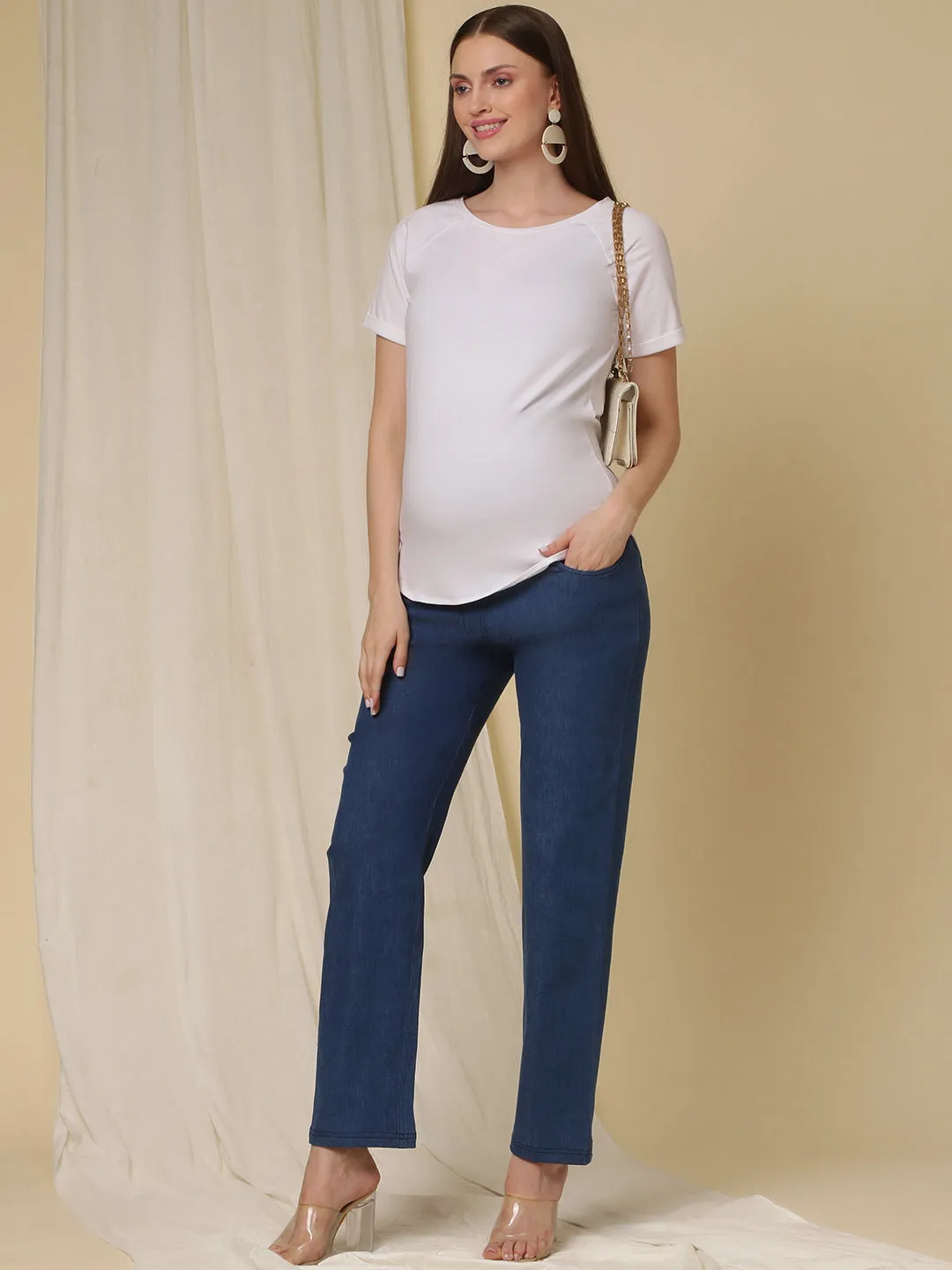 Maternity Jeans - Wide Leg