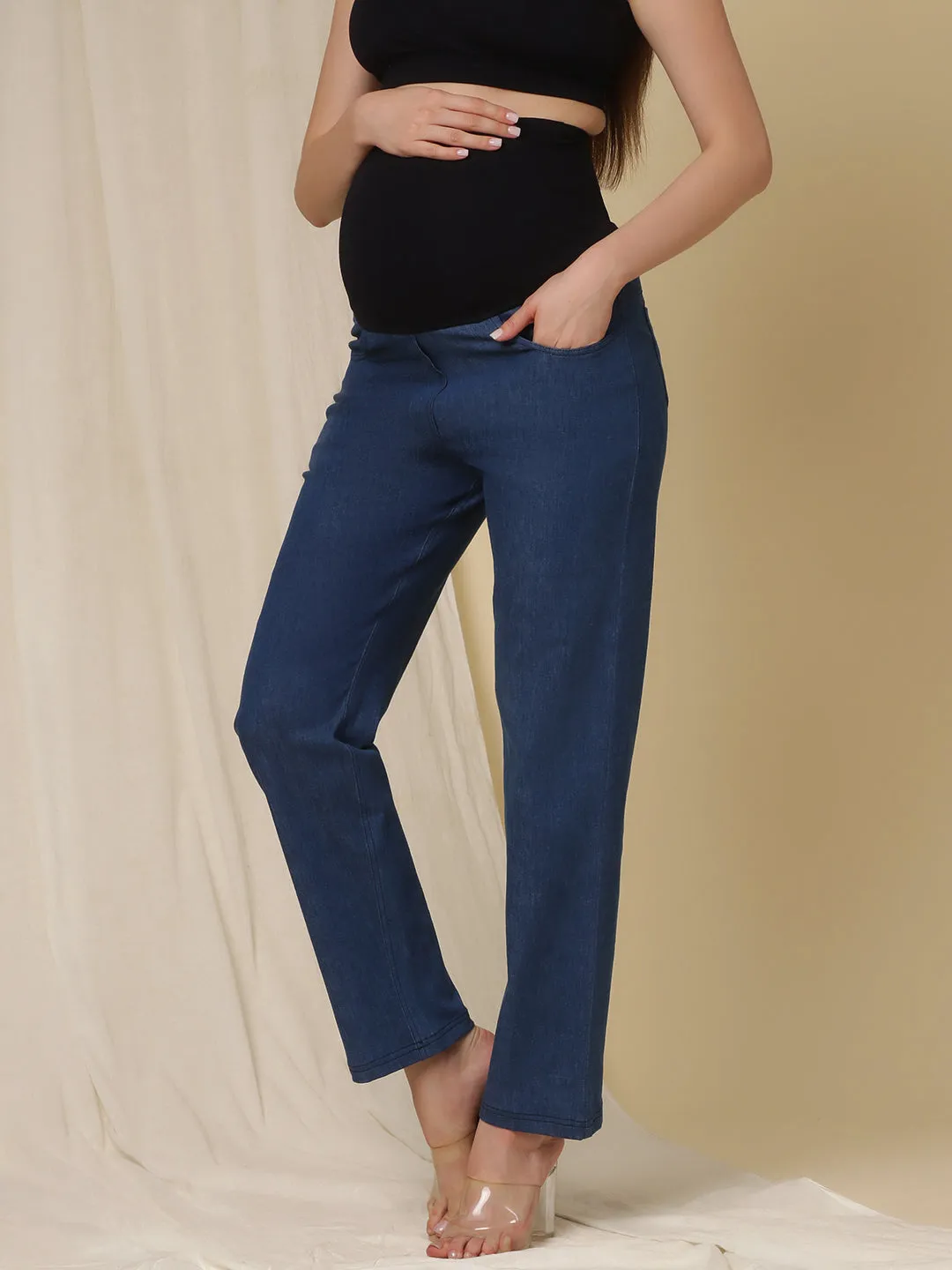 Maternity Jeans - Wide Leg