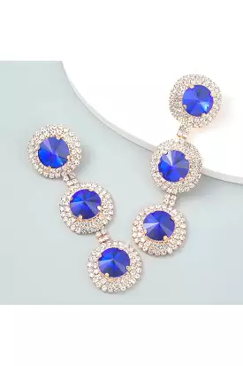 MISS THING EARRINGS BLUE