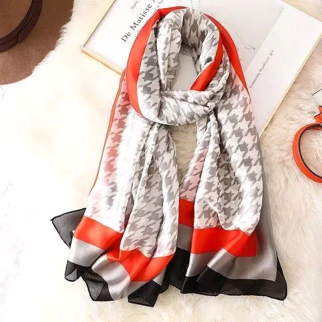 Muffler Silk Scarves