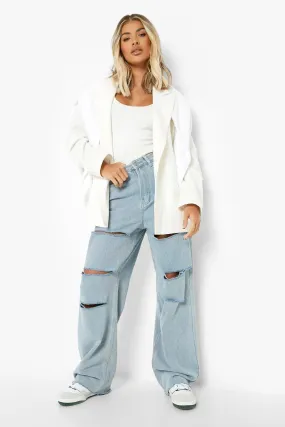 Multi Slash Boyfriend Jeans