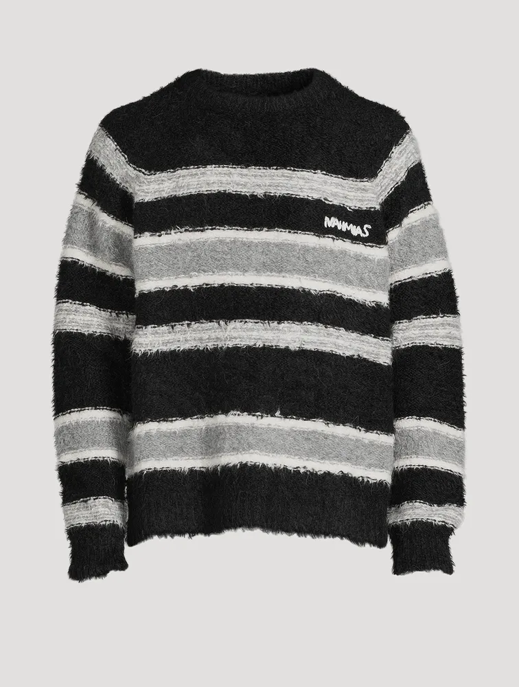 NAHMIAS Wool-Blend Striped Sweater