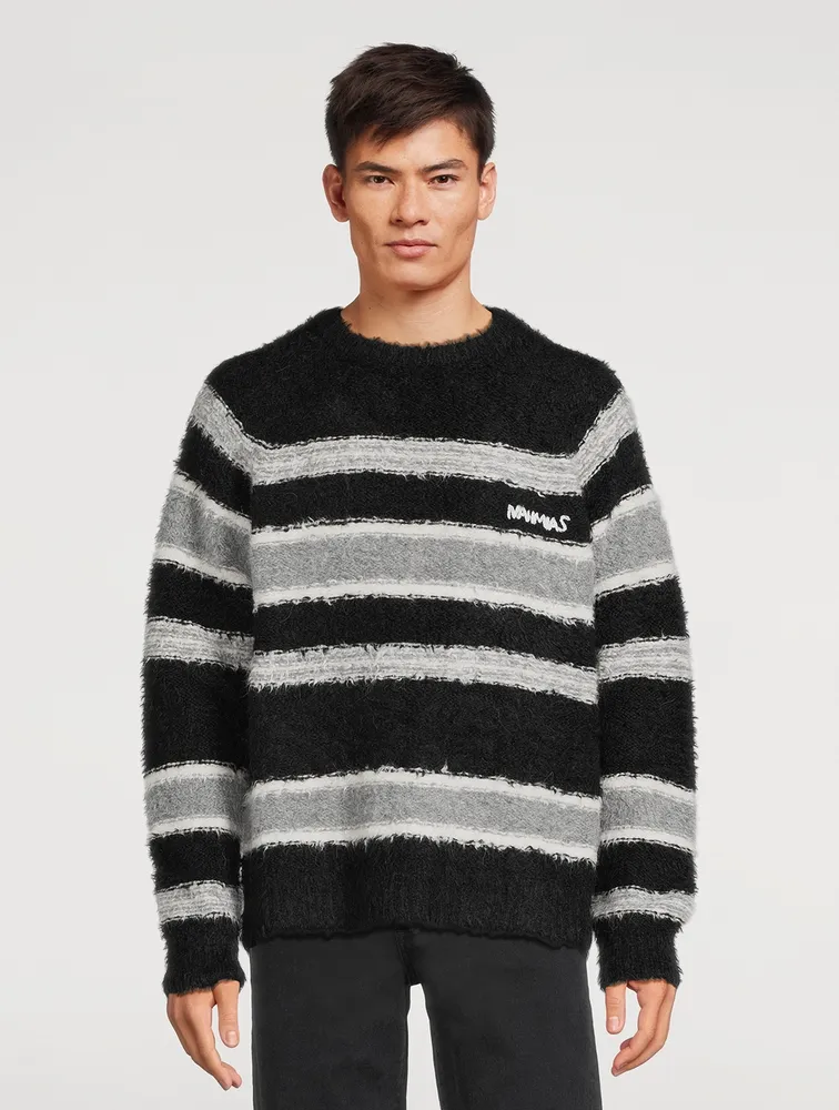 NAHMIAS Wool-Blend Striped Sweater