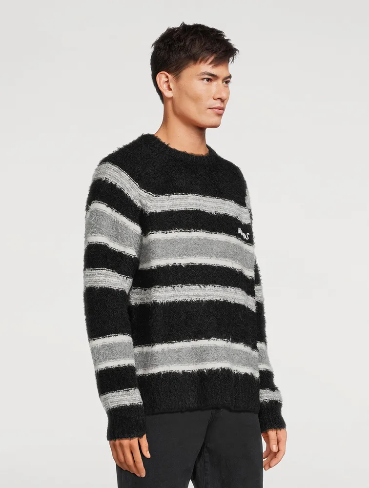 NAHMIAS Wool-Blend Striped Sweater