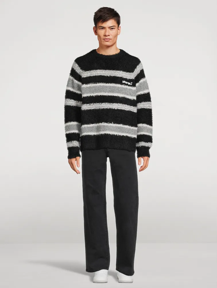 NAHMIAS Wool-Blend Striped Sweater