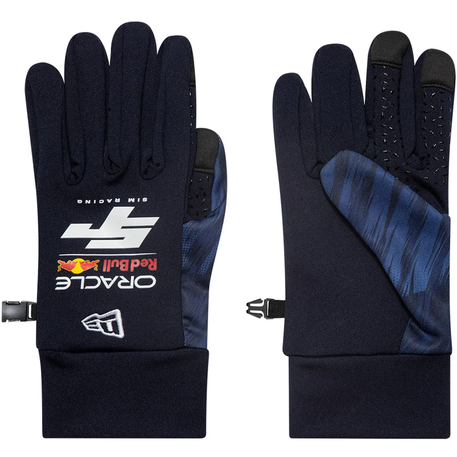 New Era Mens Red Bull Racing Sim E-Touch Gloves - Blue