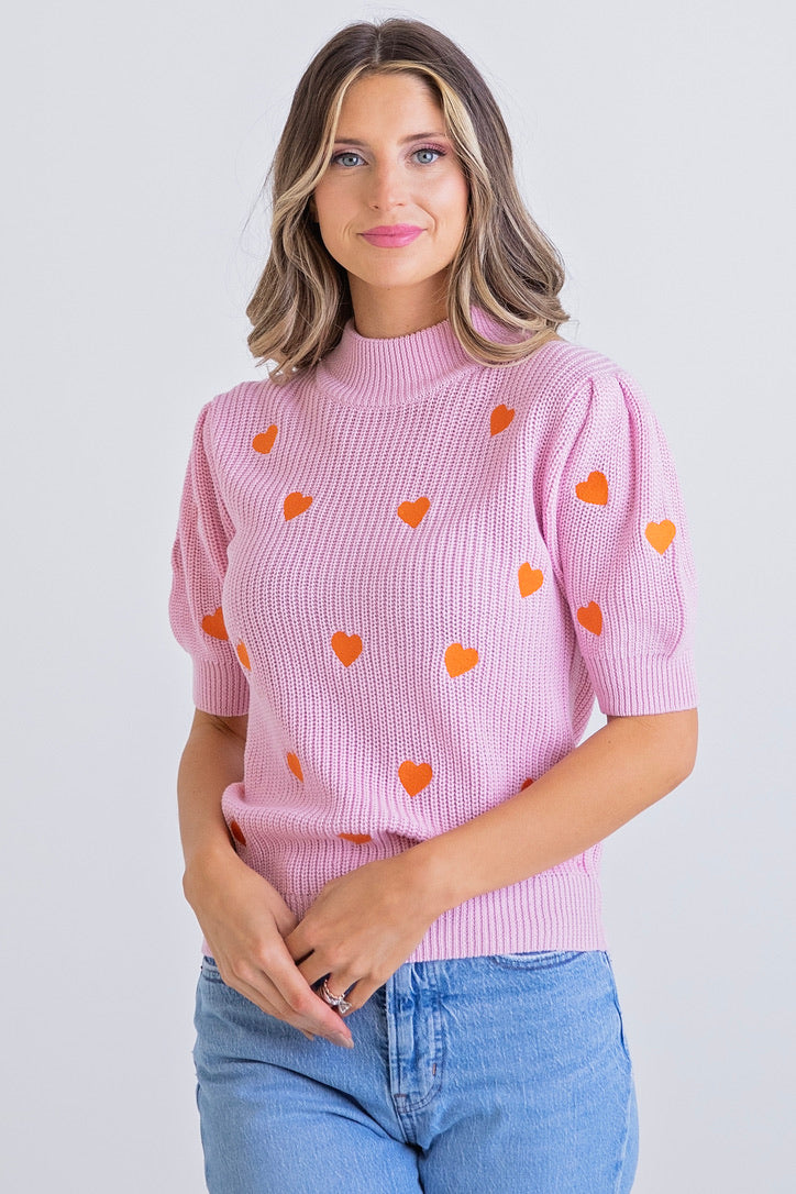 Novelty Heart Sweater