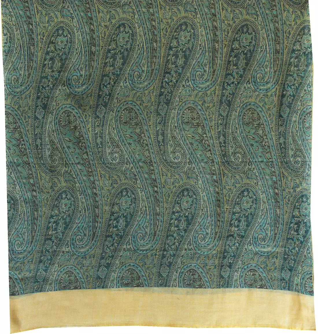 Paisley Wool Women's Wrap Shawl Gift India Clothes (82 x 42 inches)