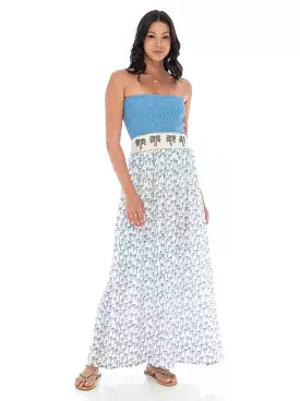 PALMERITA MAXI DRESS BLUE