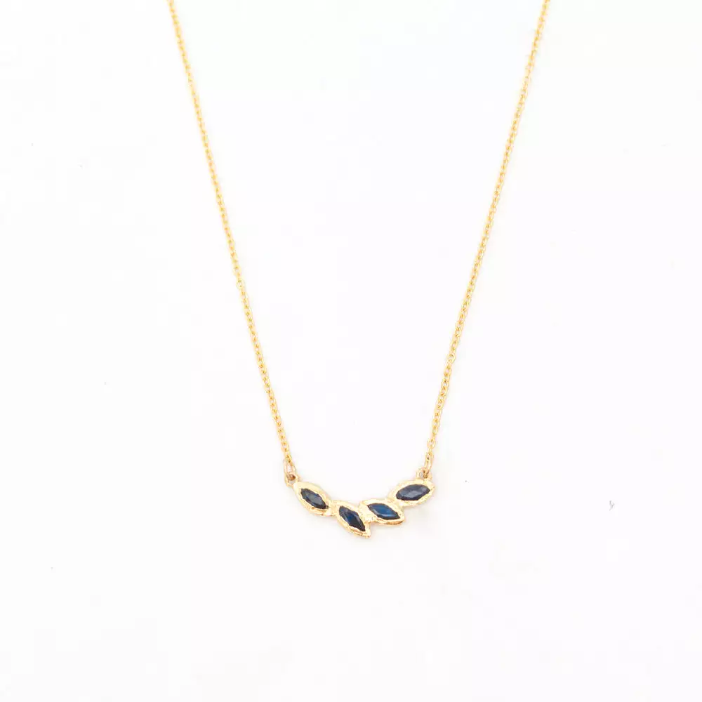 Petal Sapphire Necklace